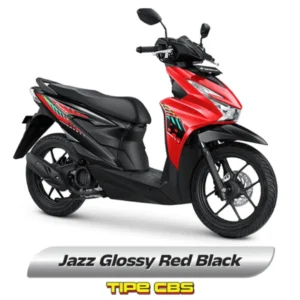 Jass Glossy Red Black tipe CBS